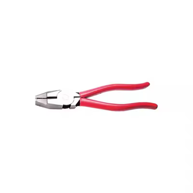 Factory direct-sale Klein type combination pliers with 9-1/2-inch handle and manual tool handle. Cutting and twisting can be easily accomplished.