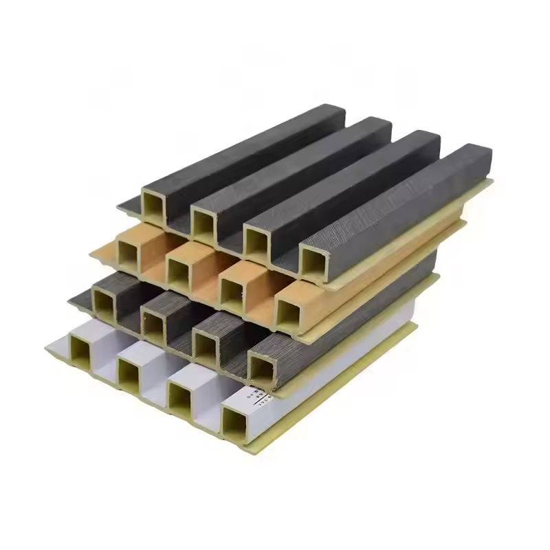 Engineering grade WPC groove decorative wall panel 160mm standard width hotel villa high-end customization