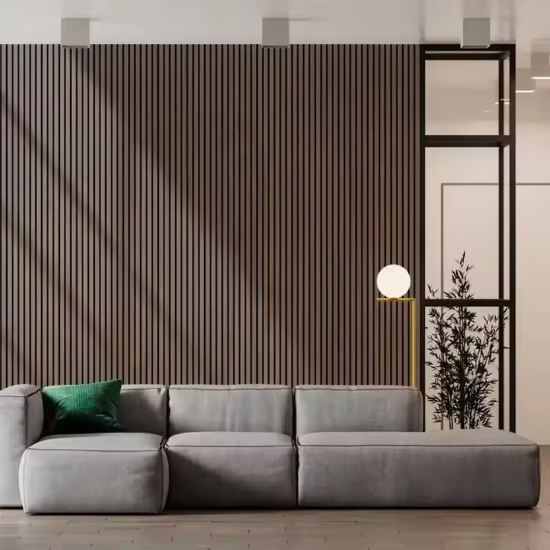 Panel fonoabsorbente ranurado 3D de calidad profesional | textura de madera | artefacto de aislamiento acústico y reducción de ruido | oferta especial por tiempo limitado