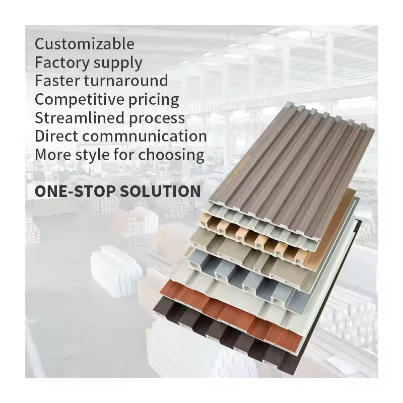 Factory direct supply | WPC waterproof wall panels | High-definition wood grain | First choice for TV background wall