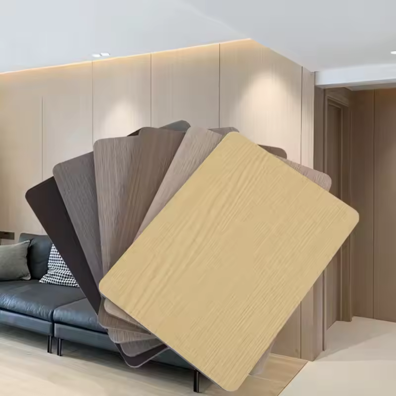 PVC wall panels, bamboo charcoal wood veneer, interior decoration panels, hotel office ceiling background wall panels