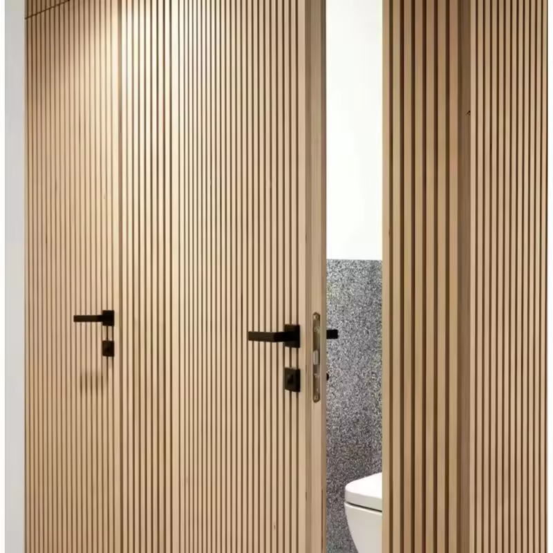 High-end sound-absorbing panels, polyester fiber sound insulation wall panels, acoustic decorative strip grooves, factory direct supply