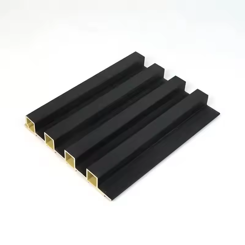 New Arrival Interior Decoration Grooved PVC Cladding Paneling WPC Wall Panel
