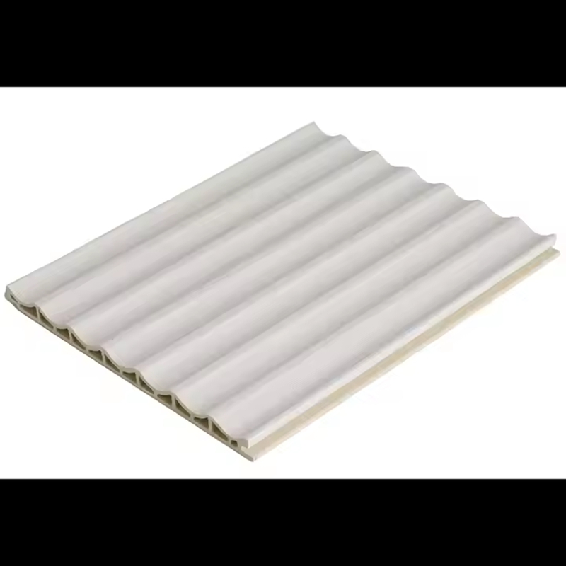 Wholesale hot interior decoration wood plastic wood texture hotel composite groove wall panel