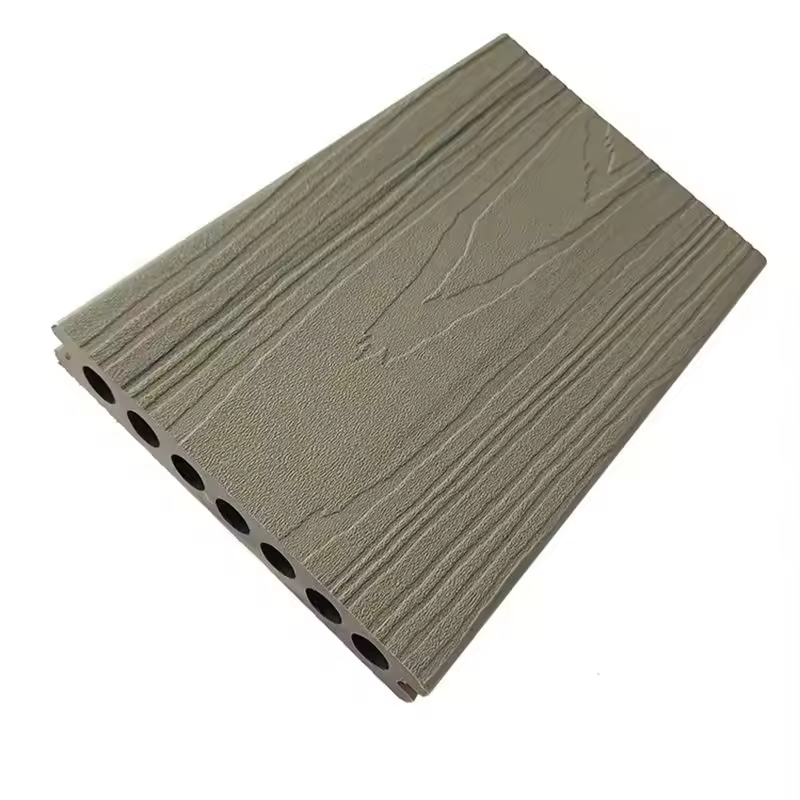 High quality crack-resistant wood plastic composite flooring for outdoor gardens, UV-resistant and non-slip