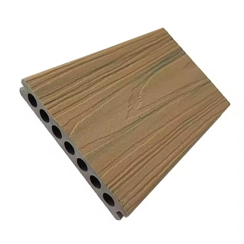 New design wood plastic composite flooring outdoor anti-crack flooring garden courtyard paving