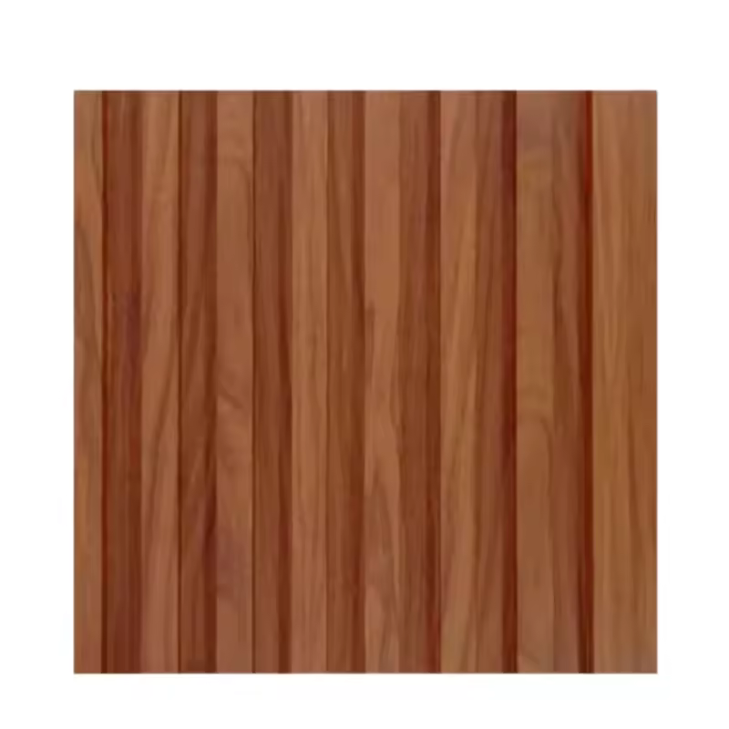 Eco-friendly indoor WPC wood-grain wall panels in wood and marble colors