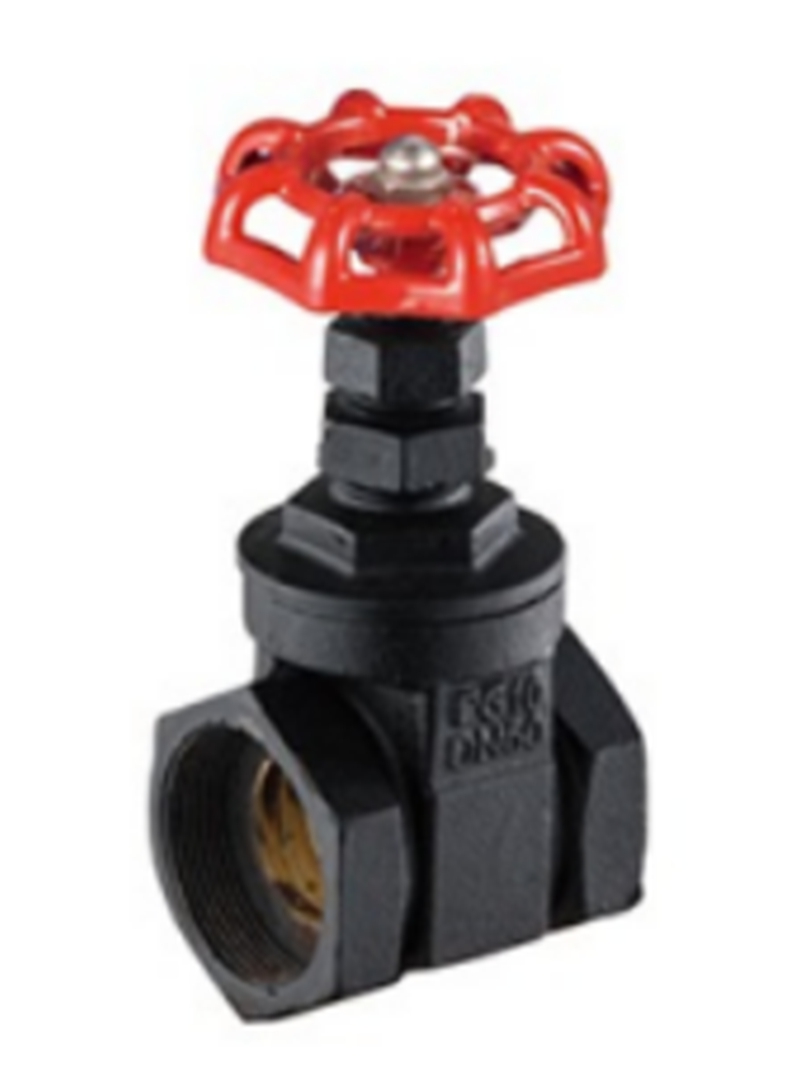Factory best-selling industrial grade black and red cast steel gate valve