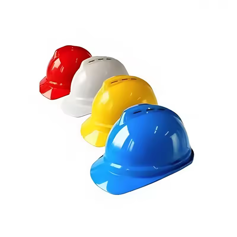 The "Big V802" safety helmet, with key-press liner made of PE material, is breathable for construction sites