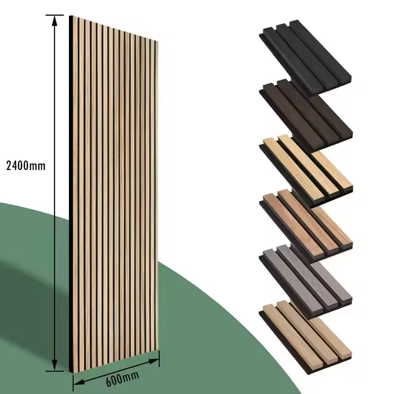 Hot sale sound insulation board sound insulation strips interior wood wall panel MDF sound insulation wall panel suitable for hotel decoration