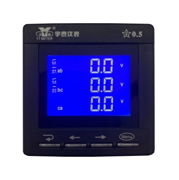 Factory wholesale frequency meter intelligent three-phase LCD multi-function power meter AV frequency active and reactive power meter LCD