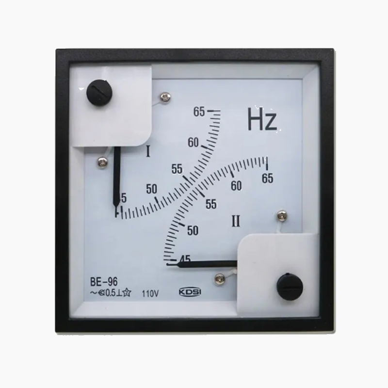Factory wholesale price frequency meter easy to install BE-96 45-65Hz 110V dual analog electrical frequency meter
