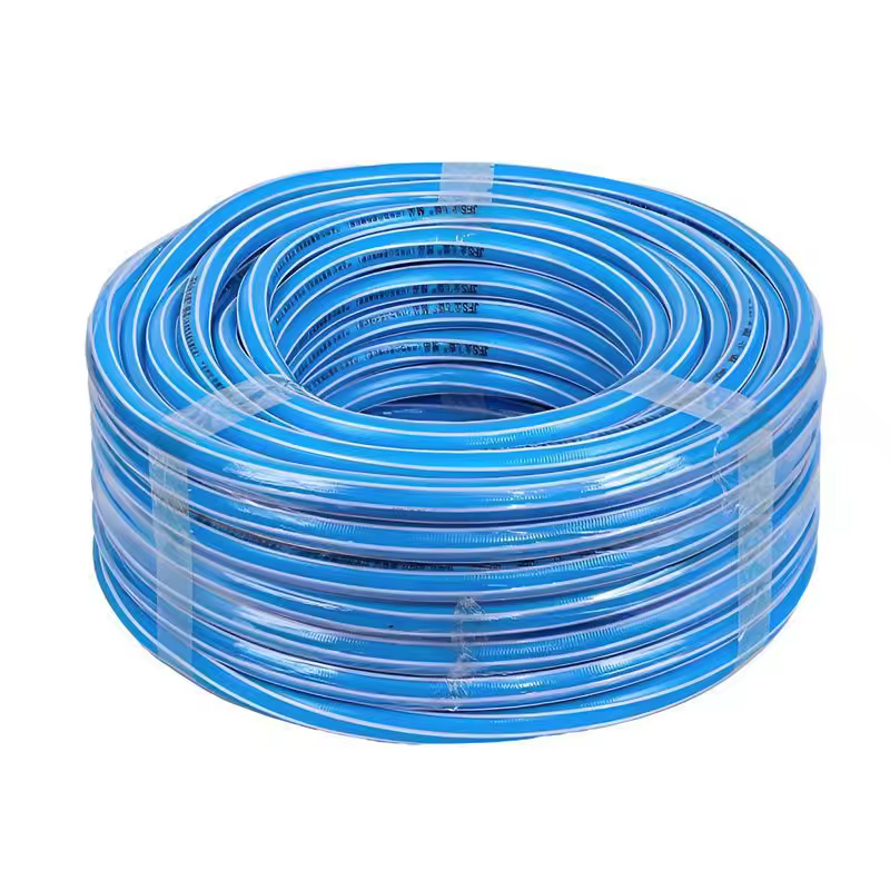 PVC Hose High-Pressure Car Washing Anti-Burst Hose, Eco-Friendly Garden Watering Braided Hose (1/2", 3/4", 1" Sizes)