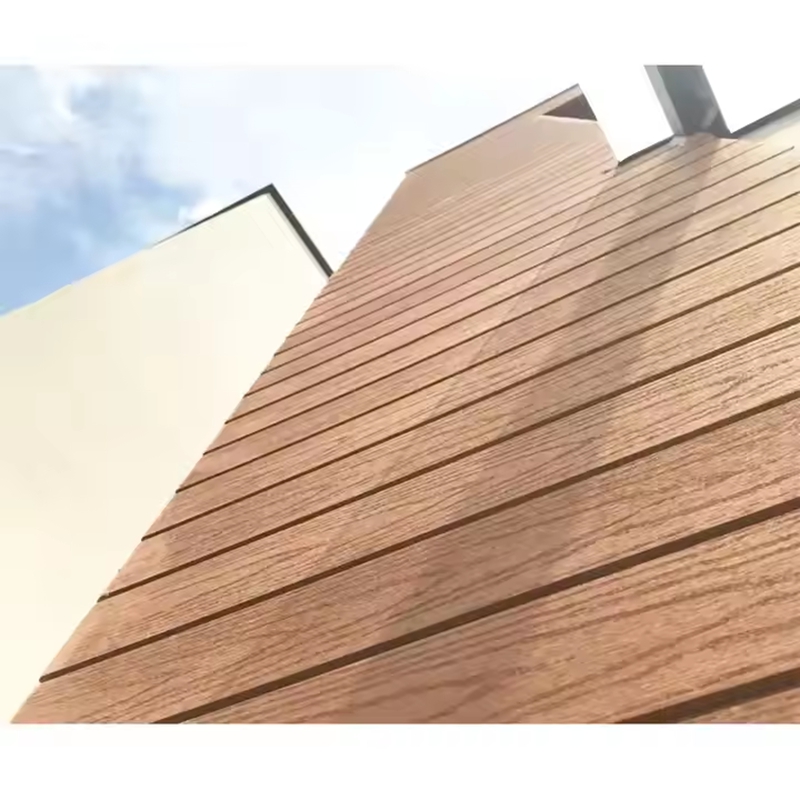 High quality outdoor wood plastic siding board, the best choice for building exterior walls