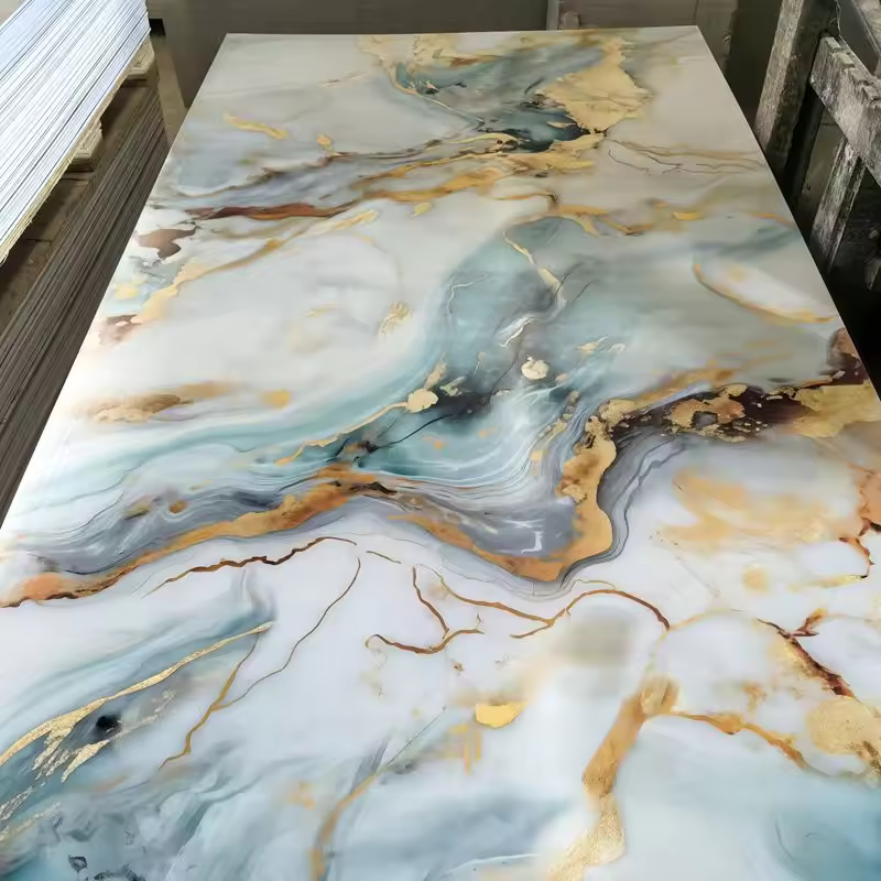 UV marble board PVC marble board 1220X2440MM