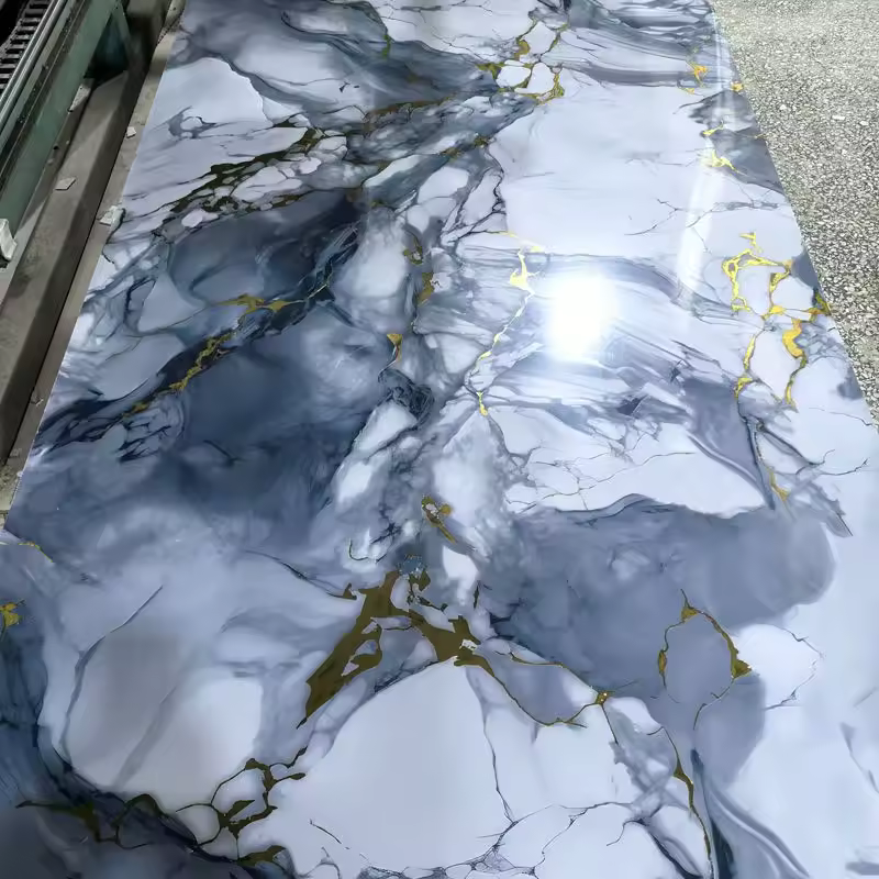 UV大理石板 PVC仿大理石板 1220x2440mm 高光耐磨墙面装饰​