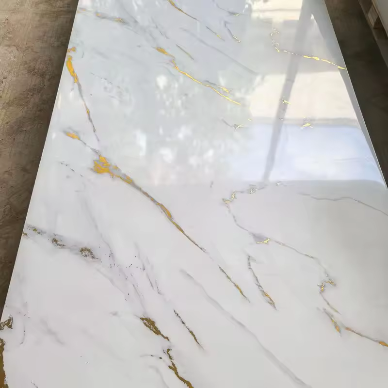 Environmentally friendly PVC marble board 1220x2440mm UV board wear-resistant and anti-fouling wholesale supply​