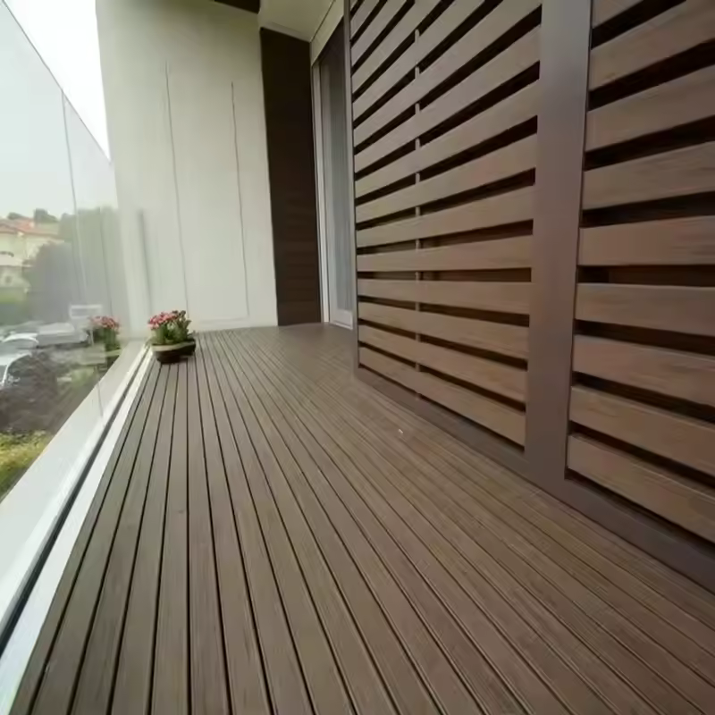 New in stock Outdoor wall 3d decorative wood board exterior wpc wall cladding