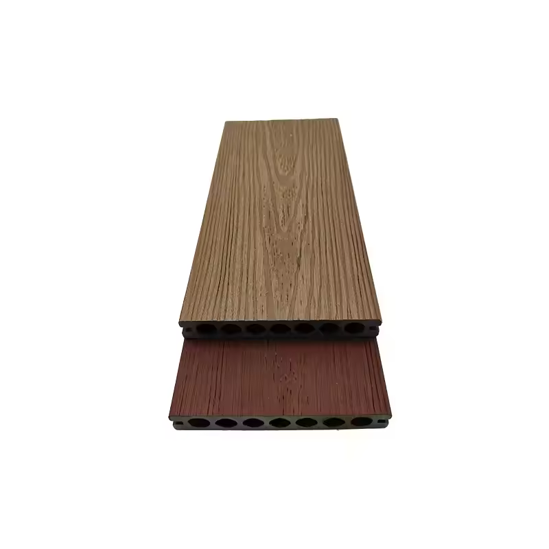 WPC Decorative Deck Flooring Outdoor Teak Ipe Oak Imitation Wood Grain WPC Flooring Tile WPC Composite WPC Flooring