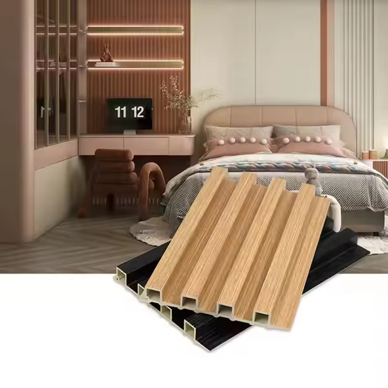 Most popular 3D touch WPC three-dimensional texture interior wall panel system