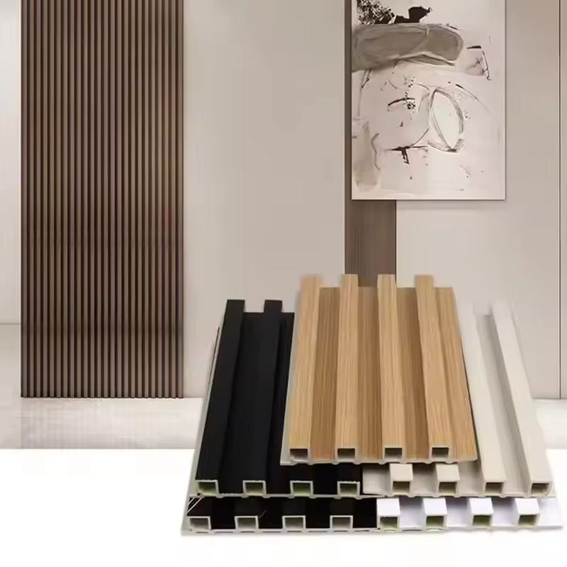 Low Price Wholesale Indoor Wood Grain WPC Great Wall Board Durable Wall Panel Cladding