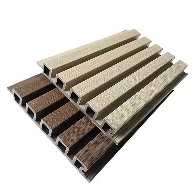 Wholesale New Innovation Grooved Outdoor Wood Plastic Composite Wall Panel Cladding
