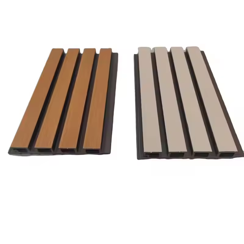 OEM wholesale outdoor wood plastic composite exterior wall wood plastic wall panel decoration
