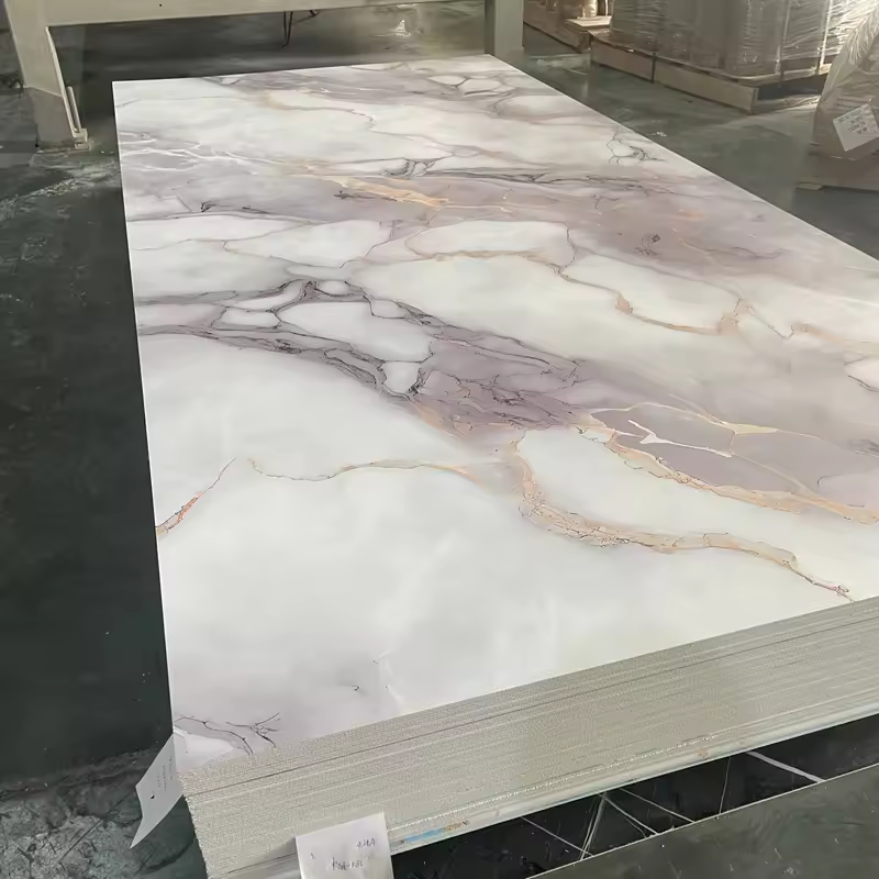 PVC wall panel, marble imitation wall decoration design