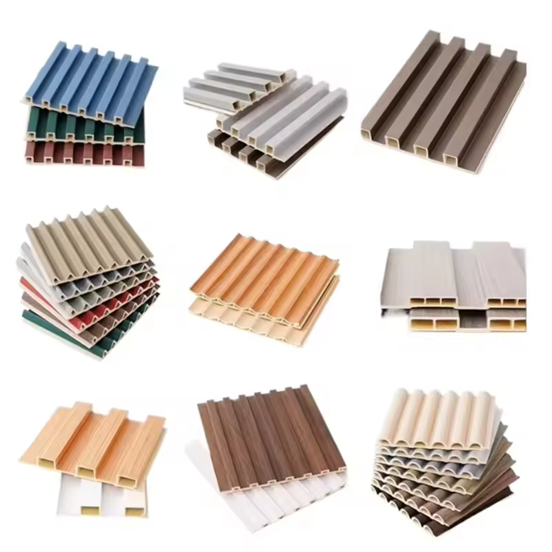 Interior Wood Composite Cladding Wood-Plastic Decorative Wall Panels