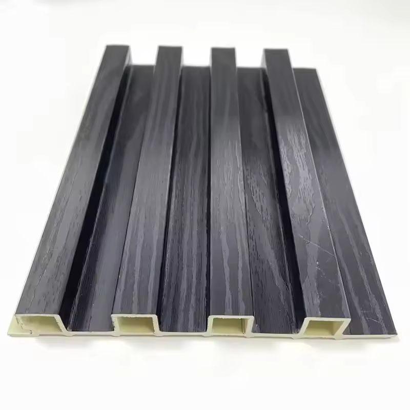 Interior Decorative Grooved Great Wall Panel Alternative WPC Wall Panels WPC Wood Decorative Lumber