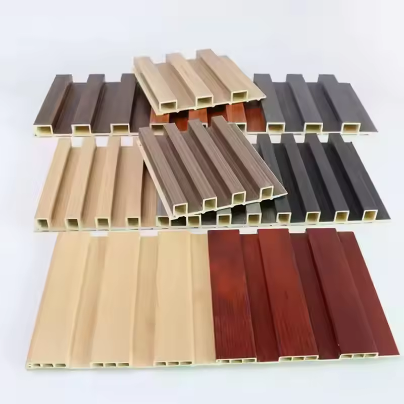 High Quality Wood Grain PVC WPC Wall Panels Interior Decoration Wall Panels