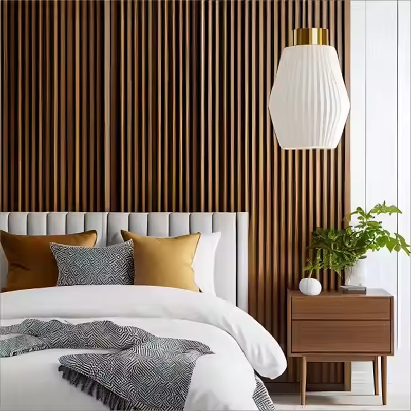 Panel de pared con rejilla de madera ecológica multicolor en oferta