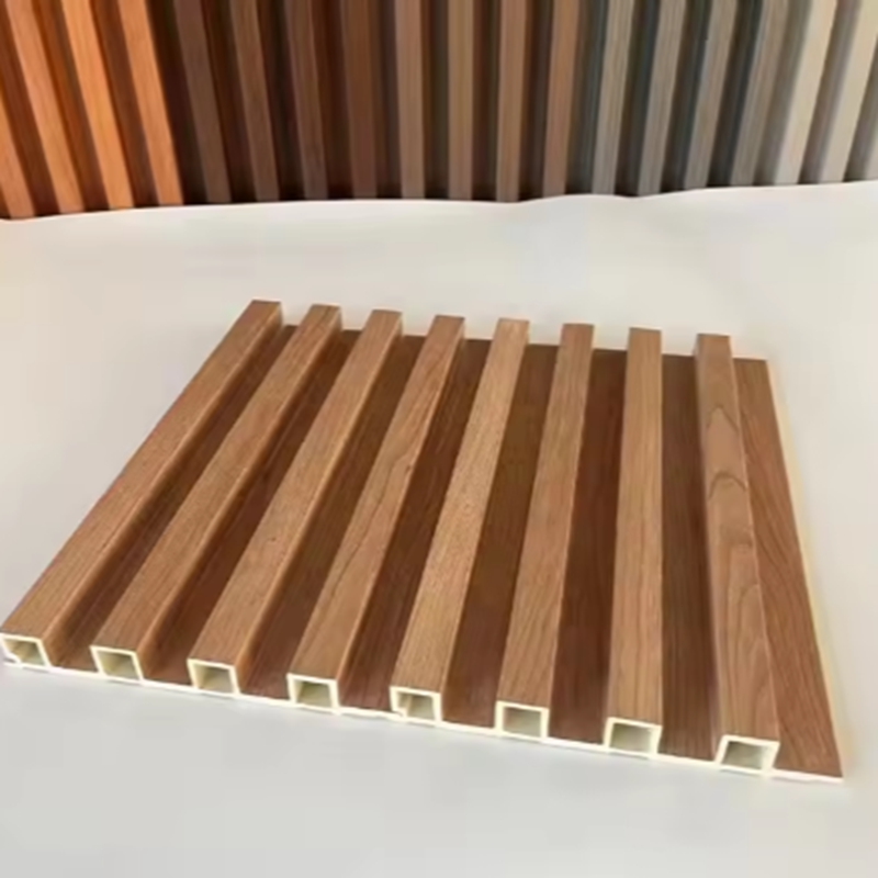 Factory direct sales high quality wood plastic grille wall panel indoor wall decoration material