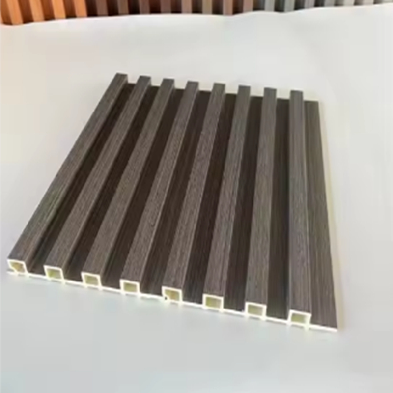 Factory direct sales Interior wall decoration Simple style wood plastic grille wall panel