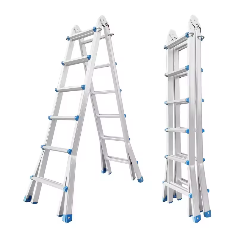 Little Giant Telescoping Ladder - Heavy-duty 4-Section A-Frame & Step Stool - Home, Professional Use‌ - Multi-Function Combination Ladder - 3-Step