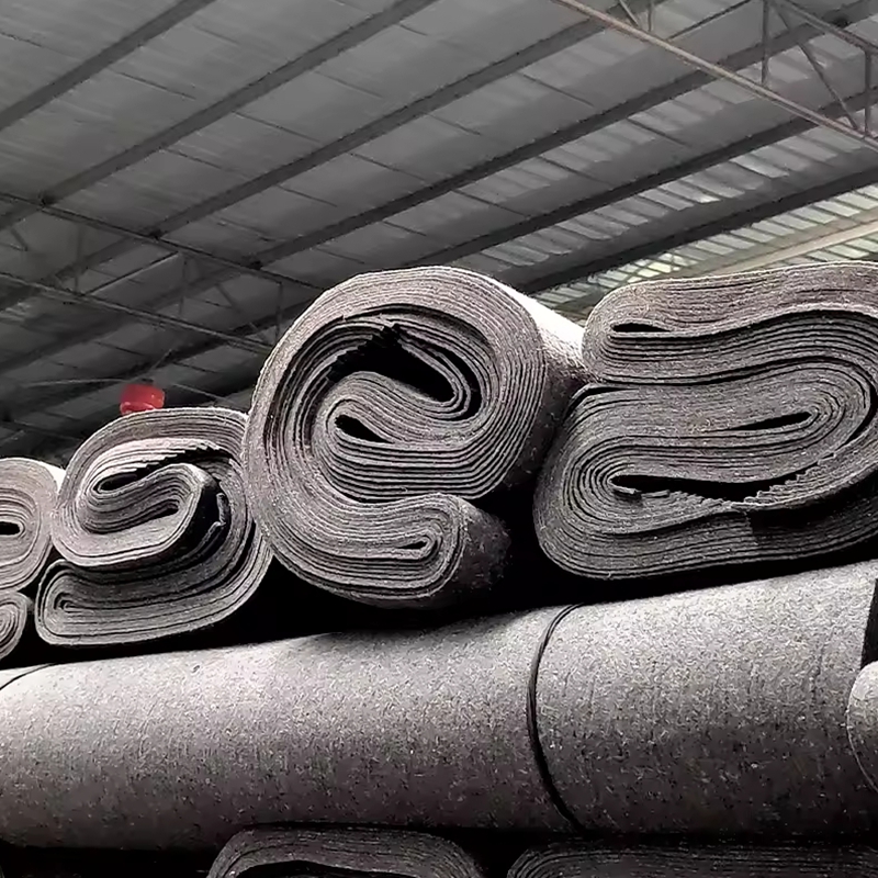 Non-woven wool felt absorbent waterproof fabric construction site construction to build a strong waterproof barrier