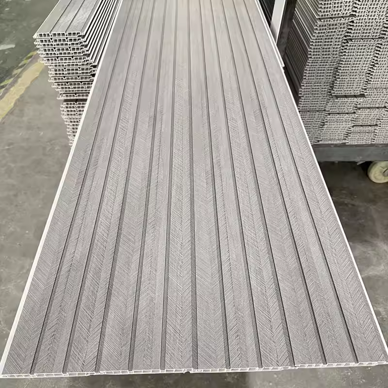 New Trend: PVC Panel Designing, Nail-Free Installation, Interior Wall Decoration Board, Eco-Friendly Wood-Plastic Composite Material