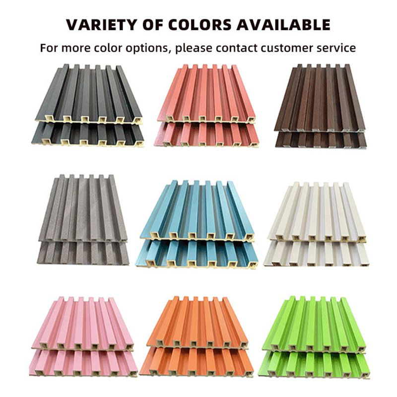 Factory customized wpc wall panels multi-color home decoration wall materials
