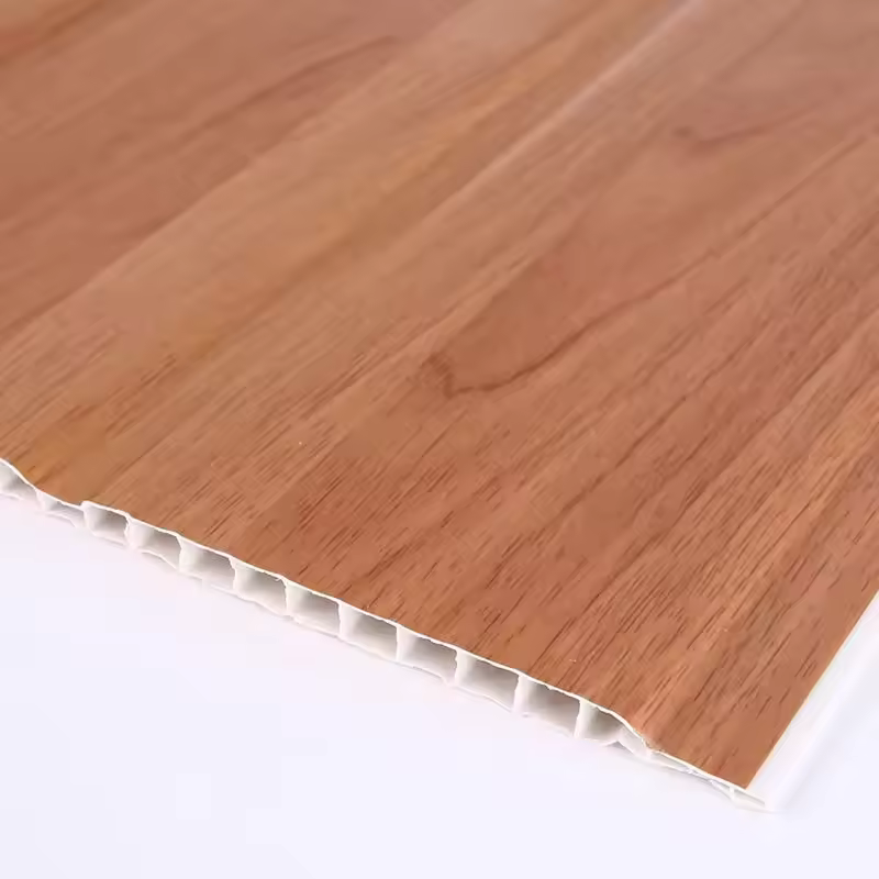 High Quality Wholesale PVC Ceiling Panels Interior Decoration Wood Color PVC Laminated Ceiling Wall Panels High Quality Materials