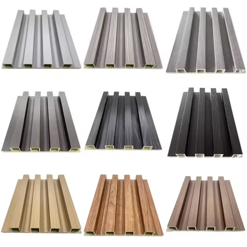 Wood Composite Cladding 3D Panel Interior Decoration Waterproof Indoor WPC Wall Panel