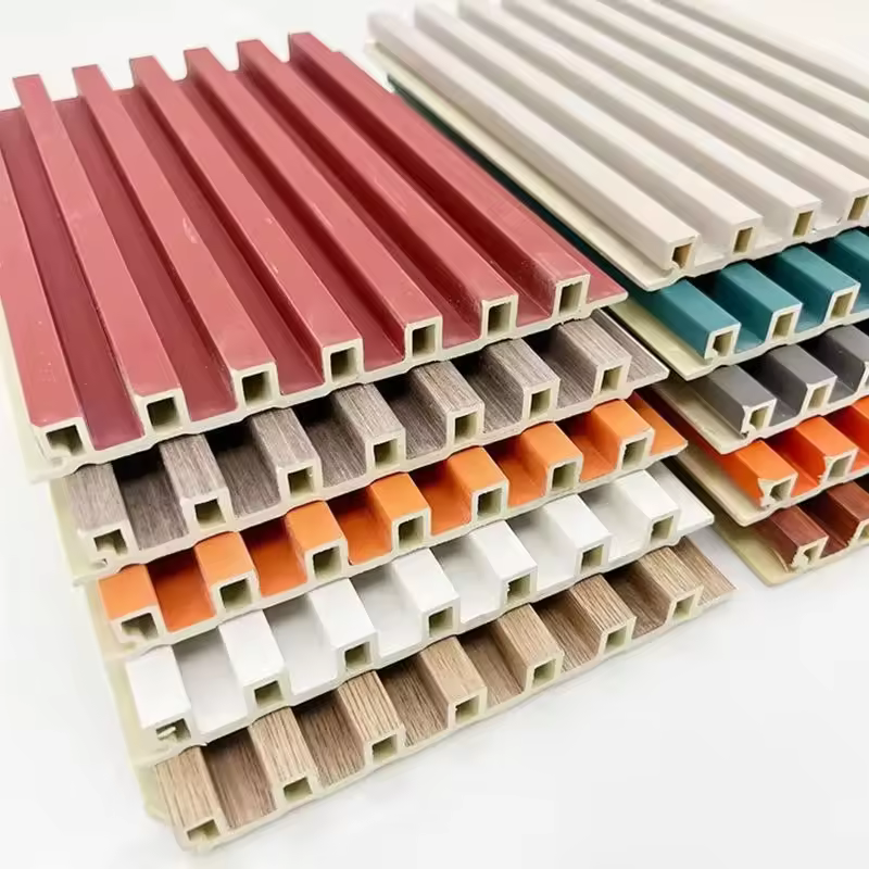 Paneles de pared WPC de gran calidad y venta caliente, estilos coloridos y ecológicos, decoración de paredes para el hogar.