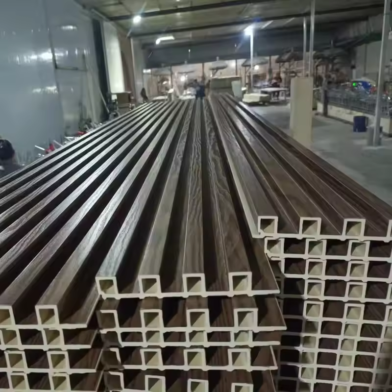 Modern Style Decorative Wall Interior Panels Wpc3D Grooved Wall Panels