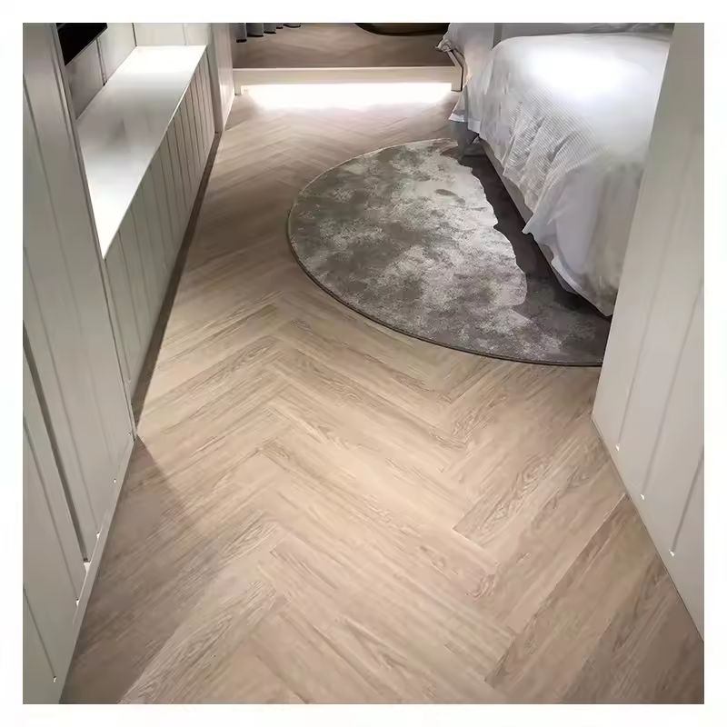 New Design SPC Herringbone Flooring Waterproof with Unilin Click Lock Wood Look Vinyl Flooring for Luxury Villa Interior