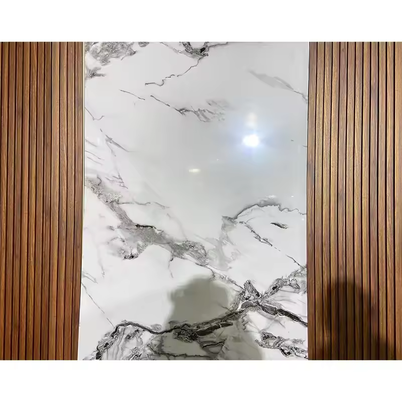 工厂畅销款 UV PVC 大理石板 1220*2440 大理石纹PVC板材 UV贴合塑料板