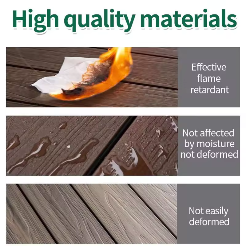 Factory customized wpc wall panels with multiple colors available for villa exterior wall decoration