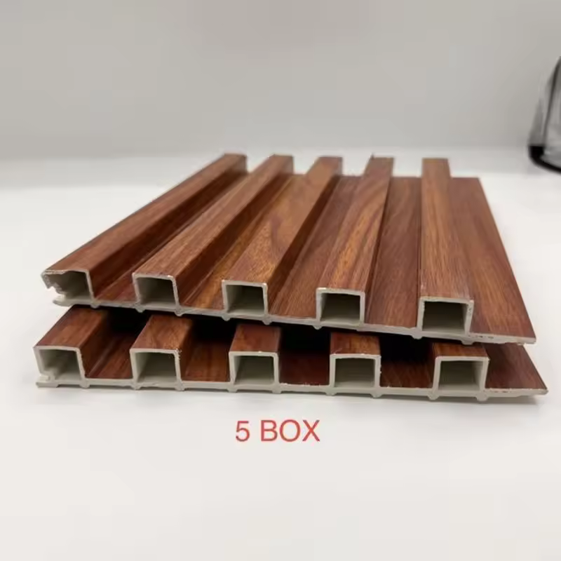 Suministro directo de fábrica de paneles de pared WPC, varios colores disponibles, decoración de ingeniería