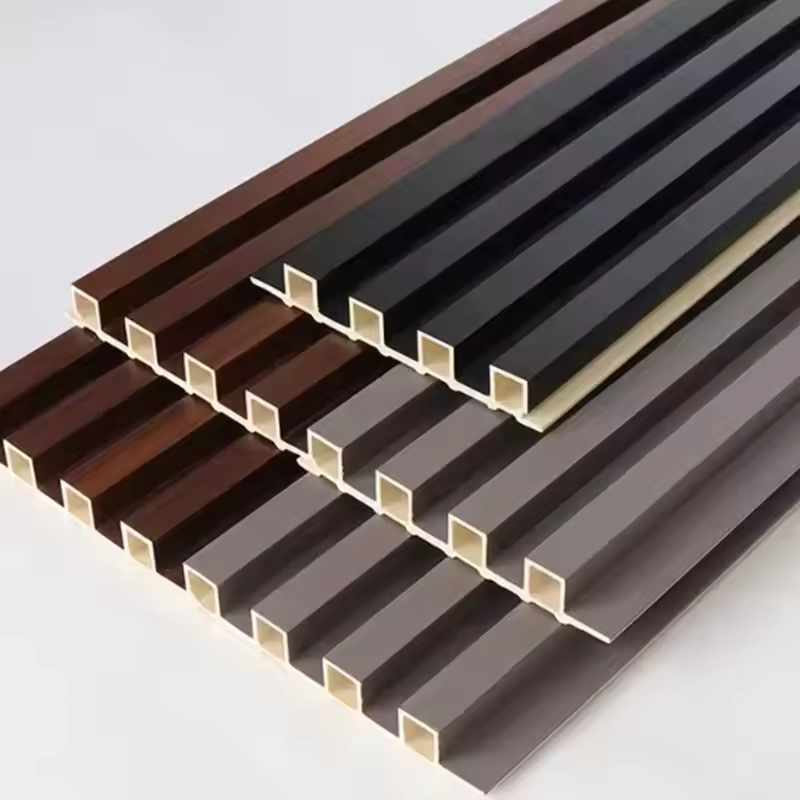 Hot Products WPC Wall Panel Dark Texture Home Decoration Background Wall