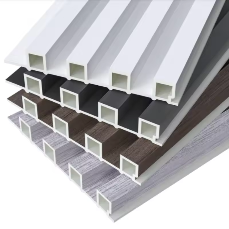 New popular wpc wall panels with various colors for restaurant wall paving