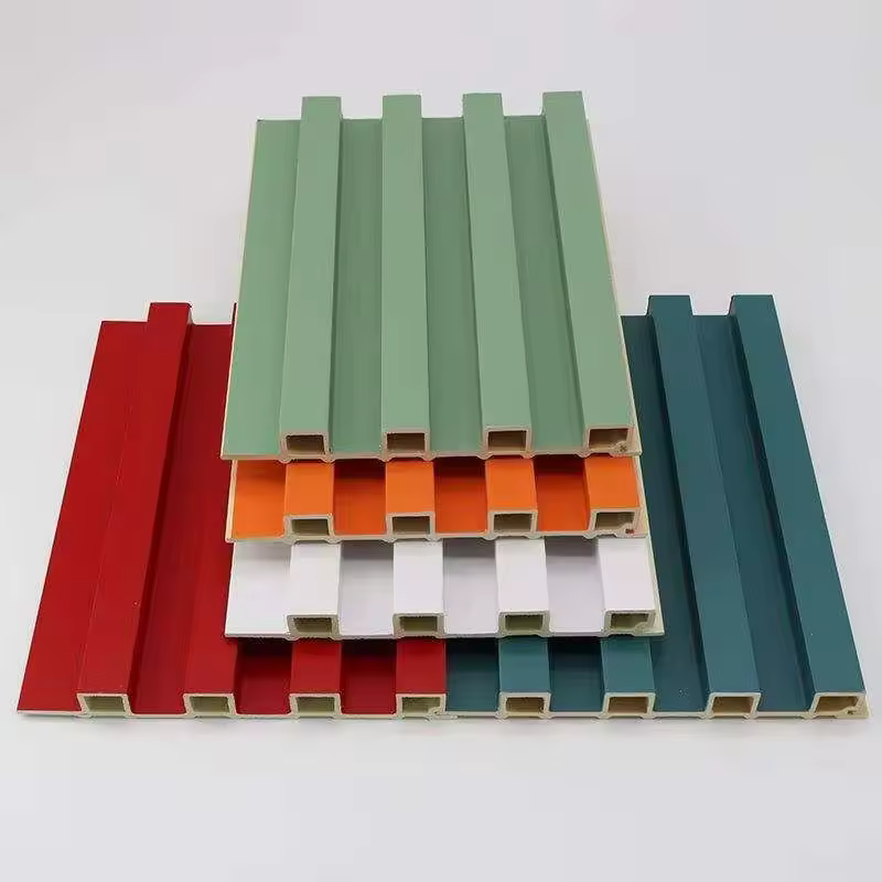 Wholesale hot selling style wpc wall panel colorful creative studio wall