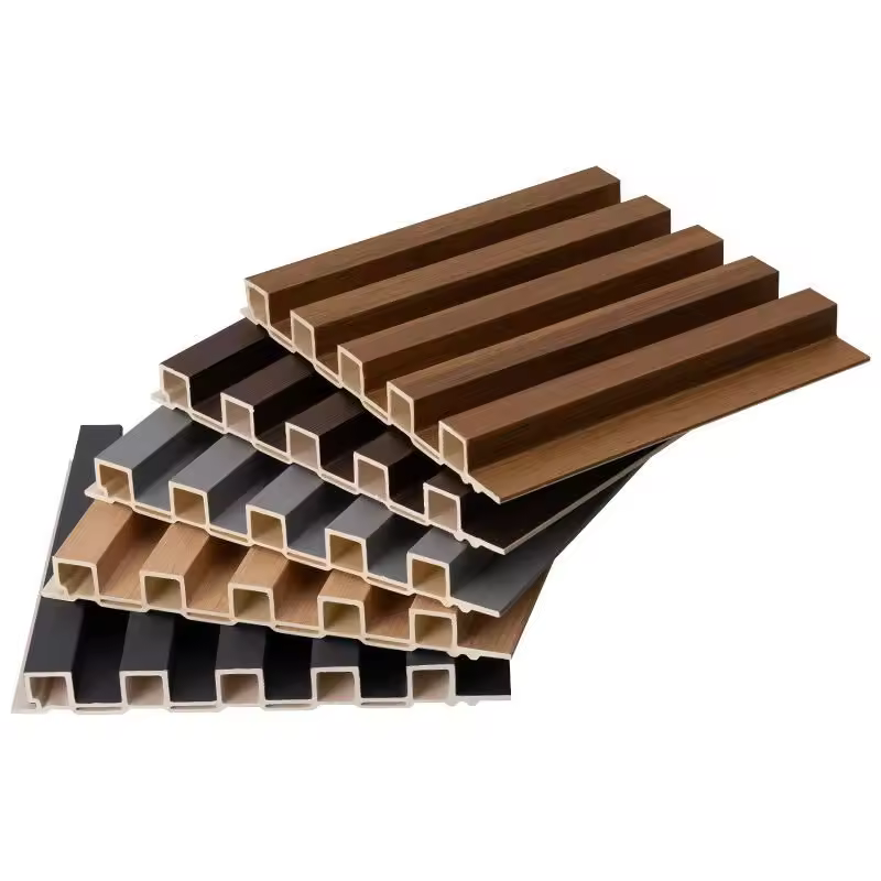 Hot selling high quality WPC wall panels with rich colors for commercial space beautification